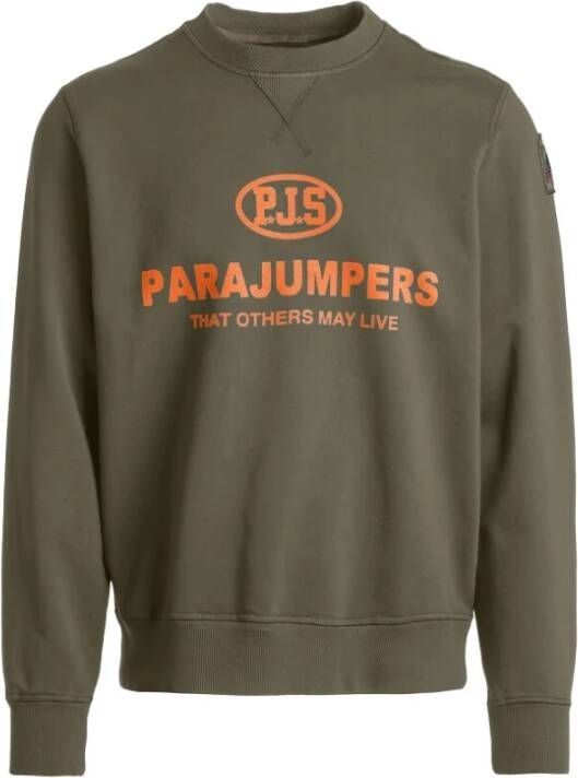 Parajumpers Toml Crew Neck Groene Sweatshirt Green Heren