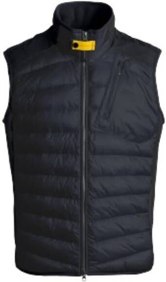 Parajumpers Navy Mouwloos Bimateriaal Jack Blue Heren