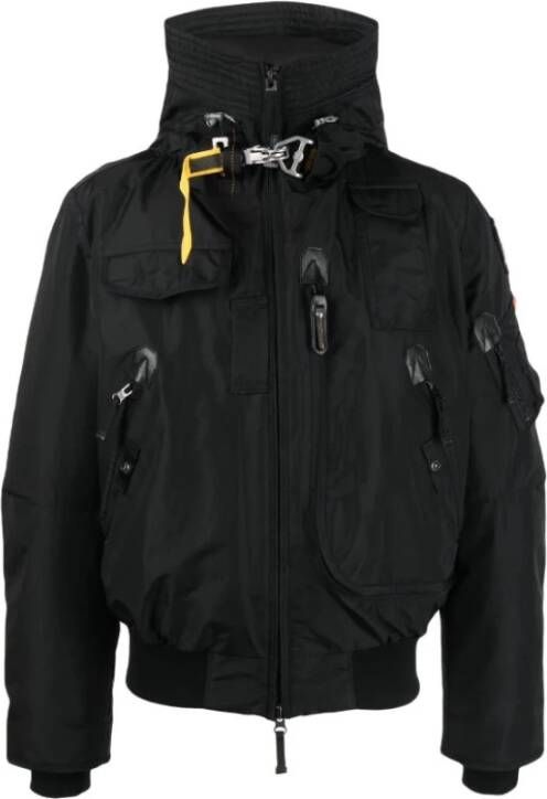 Parajumpers Gewatteerde Bomberjas met Capuchon Maat M Kleur: 0541 Zwart Heren