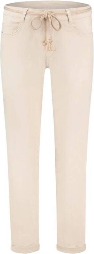 Parami Cropped Jeans Beige Dames