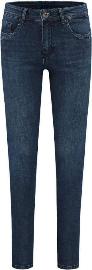 Parami Slim-fit Jeans Blauw Dames