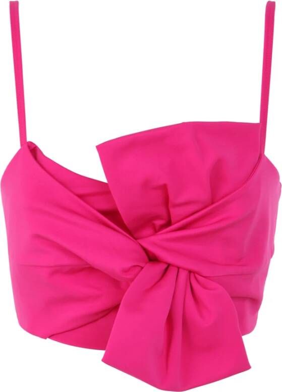P.a.r.o.s.h. Blouse With BOW Roze Dames