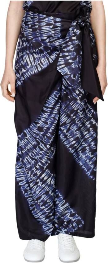 P.a.r.o.s.h. Brede broek Blauw Dames