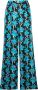 P.a.r.o.s.h. Broek zijn flora Blauw Dames - Thumbnail 1