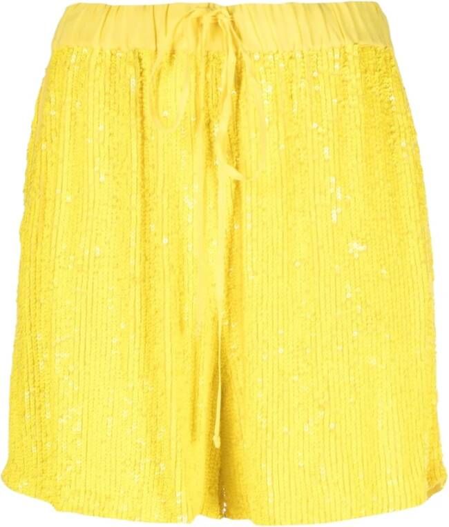 P.a.r.o.s.h. Casual Shorts Yellow Dames