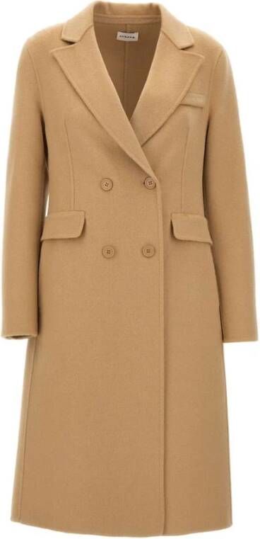 P.a.r.o.s.h. Double-Breasted Coats Beige Dames