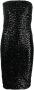 P.a.r.o.s.h. Pailletten off-shoulder jurk Zwart Dames - Thumbnail 1