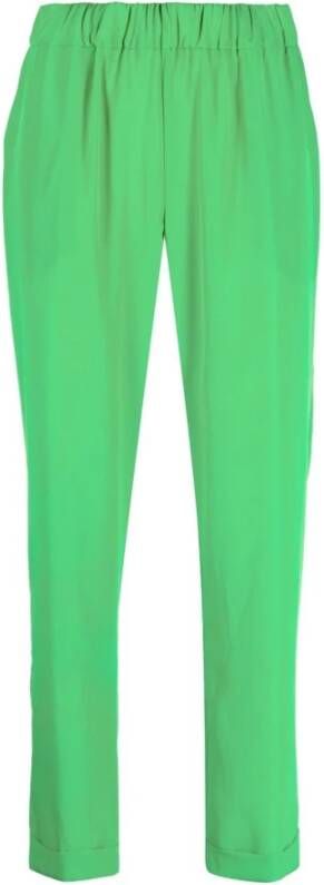 P.a.r.o.s.h. Parosh Trousers Green Groen Dames