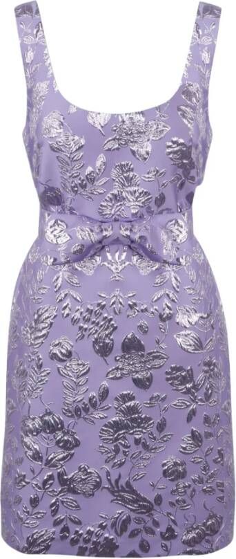 P.a.r.o.s.h. Phillys Mini Dress Purple Dames