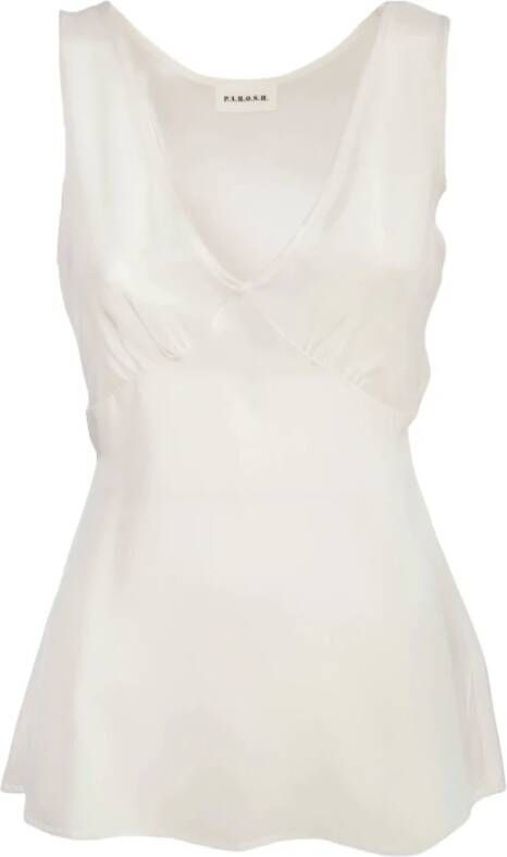 P.a.r.o.s.h. Short Dresses White Dames