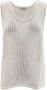 P.a.r.o.s.h. Sleeveless Tops Beige Dames - Thumbnail 1