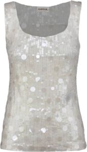 P.a.r.o.s.h. Sleeveless Tops Wit Dames