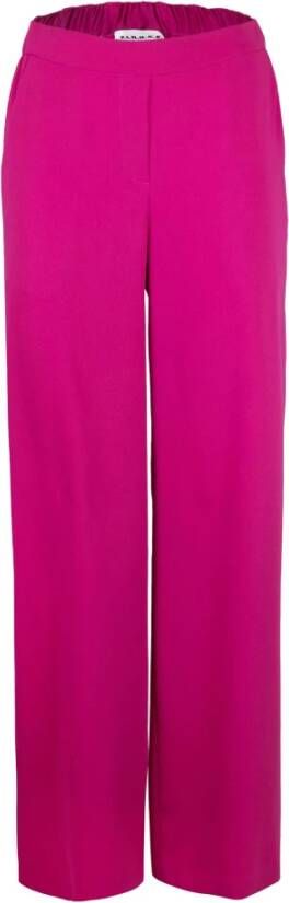 P.a.r.o.s.h. Straight Trousers Purple Dames