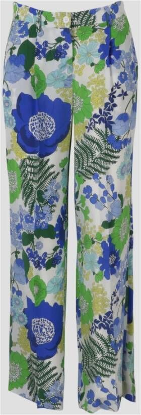 P.a.r.o.s.h. Wide Trousers Blauw Dames