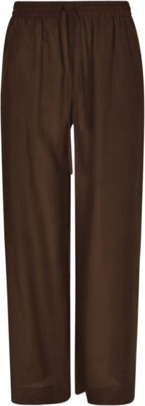 P.a.r.o.s.h. Wide Trousers Bruin Dames