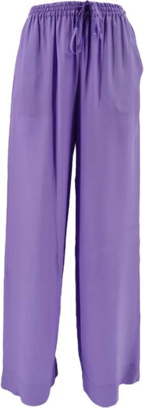 P.a.r.o.s.h. Wide Trousers Purple Dames