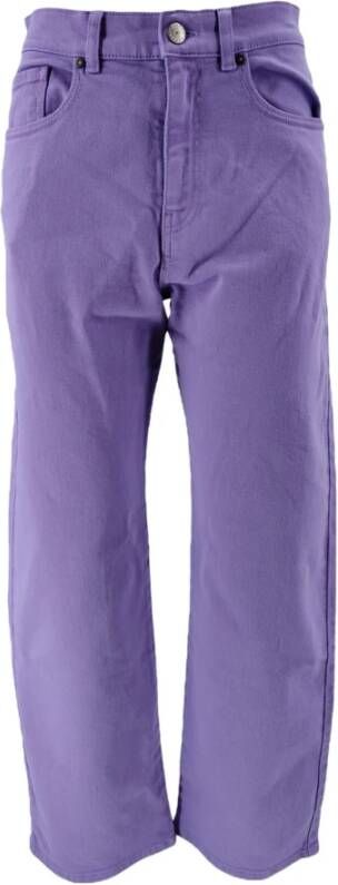 P.a.r.o.s.h. Wide Trousers Purple Dames