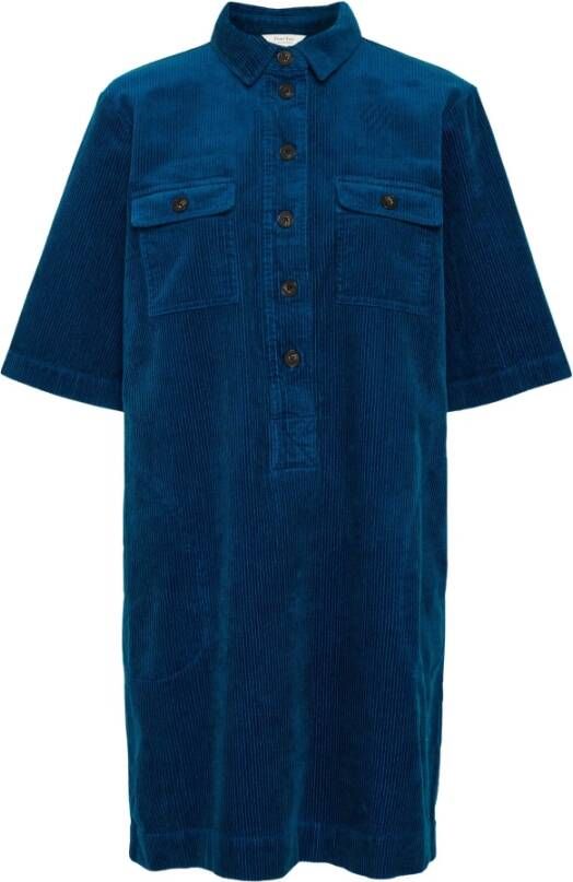 Part Two Blauwe Opal Overhemdjurk Blauw Dames