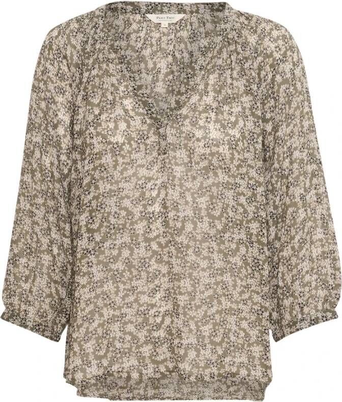 Part Two Blouse overhemd Bruin Dames
