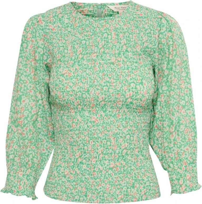 Part Two Blouse overhemd Groen Dames