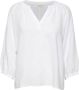 Part Two Linnen V-Hals Blouse White Dames - Thumbnail 1