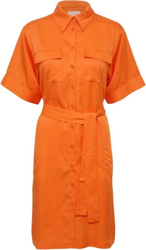 Part Two Briellepw Dr Jurk 30307829 Mandarin Orange Meerkleurig Dames