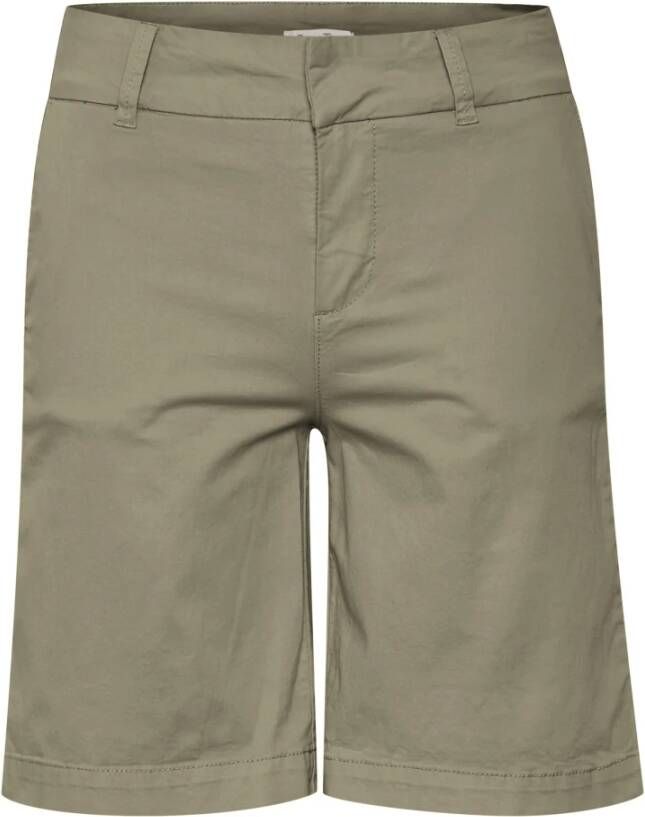 Part Two Stijlvolle zomer shorts voor vrouwen Green Dames