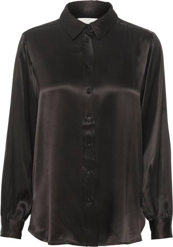 Part Two Elegante Coralinepw Sh Blouse Black Dames