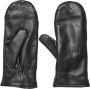 Part Two Fiori Leren Handschoenen Zwart Dames - Thumbnail 2