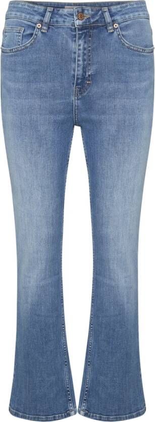 Part Two Flared Jeans Blauw Dames
