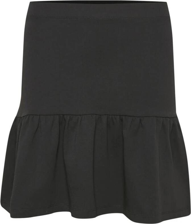 Part Two Gerimpelde Rok 30306159 Zwart Dames