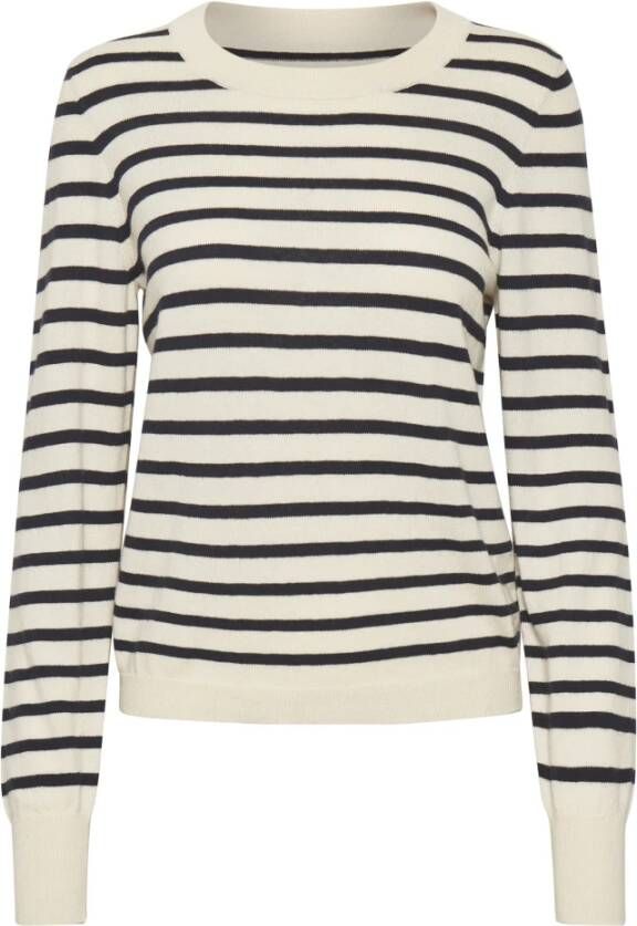 Part Two Gertie Sweater Ronde Hals Gebreide Trui Beige Dames