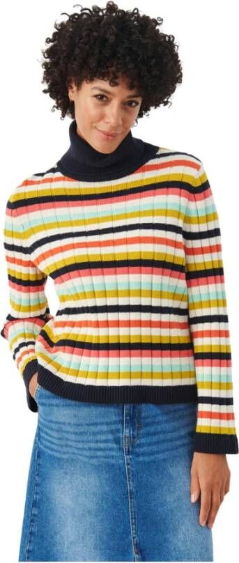 Part Two Gestreepte Gebreide Coltrui Multicolor Dames