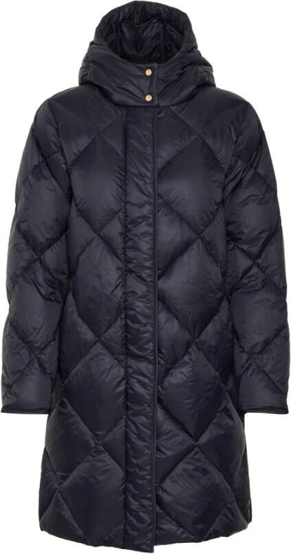 Part Two Gewatteerde Donkerblauwe Jas voor Dames Blauw Dames