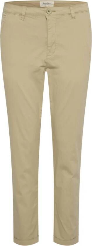 Part Two Slim-Fit Broek Beige Dames