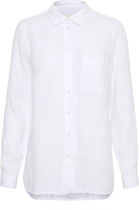 Part Two Kivaspw Sh Blouse 30306952 Bright White Wit Dames