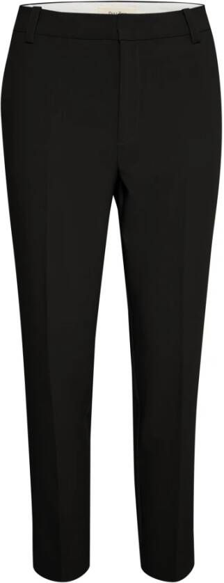 Part Two Klassieke Clic Fit Urban Broek Zwart Dames