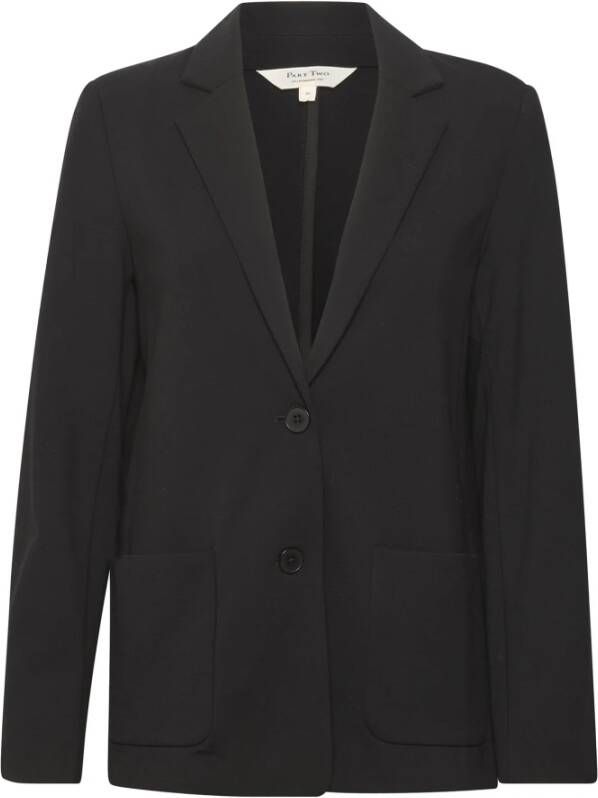 Part Two Klassieke Zwarte Blazer Zwart Dames