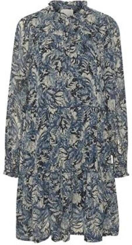 Part Two Korte Dagjurk Blauw Dames
