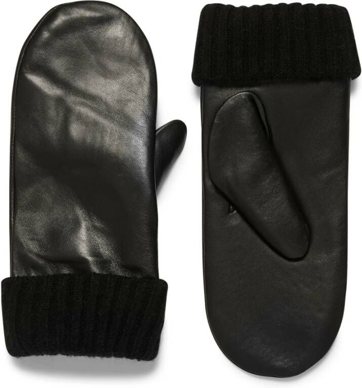 Part Two Leren Handschoenen Warm en Stijlvol Alm Pasvorm Vinifredpw GL 30304770 Black Zwart Dames