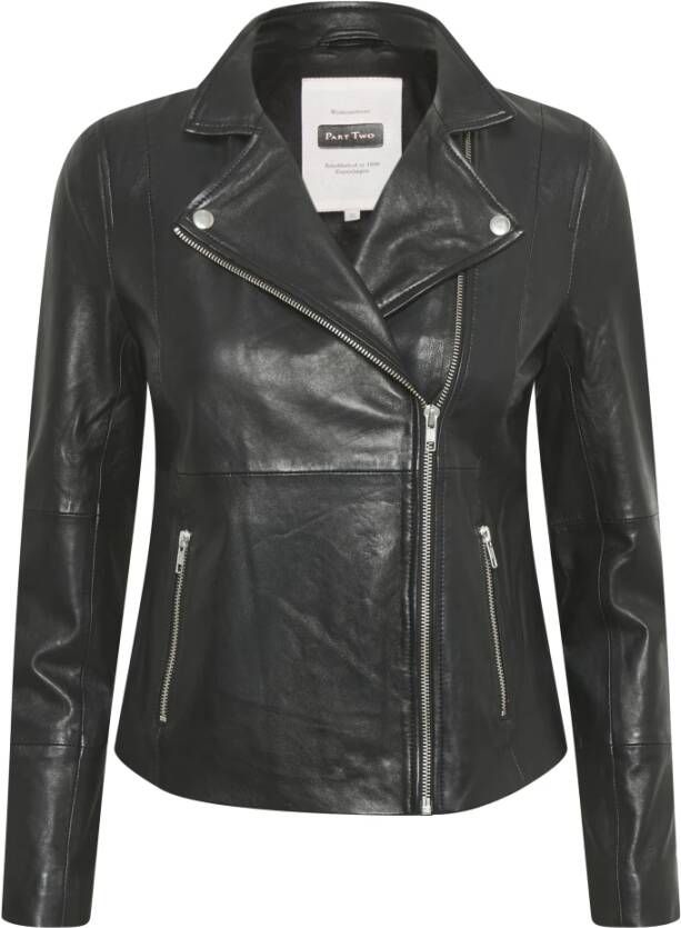 Part Two Lichtgewicht jas casual stijl Black Dames