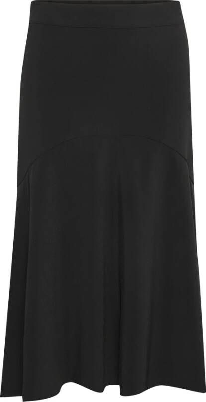 Part Two Midi-rok Zwart Dames