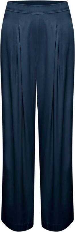 Part Two Midnight Navy Wijde Broek Blauw Dames
