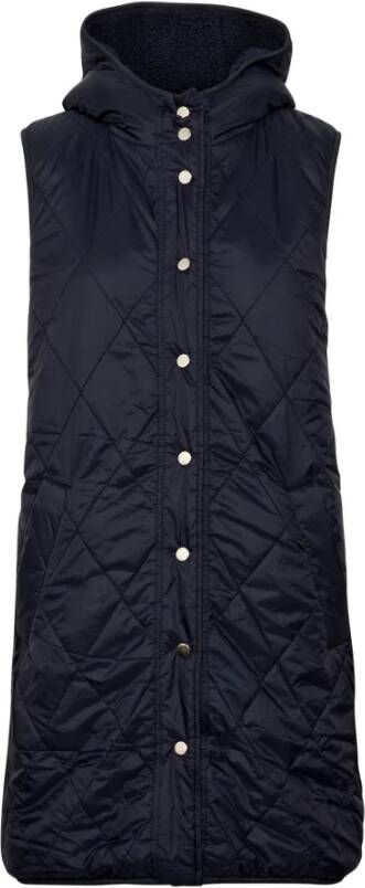 Part Two Omkeerbaar Gewatteerd Vest Blauw Dames