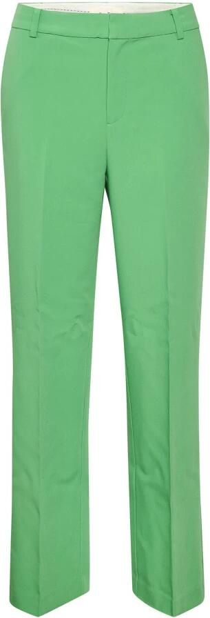 Part Two straight fit pantalon NadjaPW van gerecycled polyester groen - Foto 4