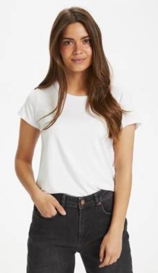Part Two Modal Stretch Rata T-Shirt White Dames - Foto 5