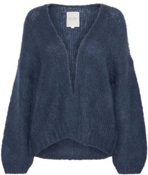 Part Two Rastinapw Cardigan Klassiek en tijdloos herfstkledingstuk Blauw Dames
