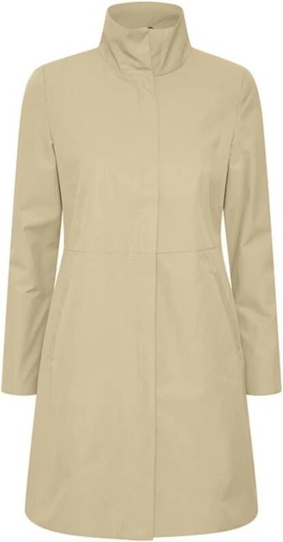 Part Two Safari Jas Carvin Otw Stijl Beige Dames