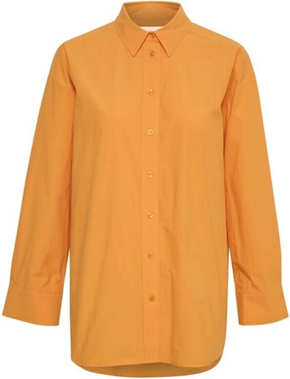 Part Two SavannaMapw SH Blouse Oranje Dames