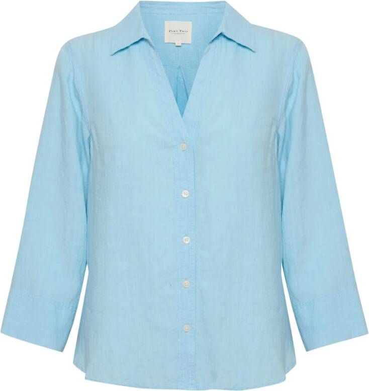 Part Two Shirts Blauw Dames